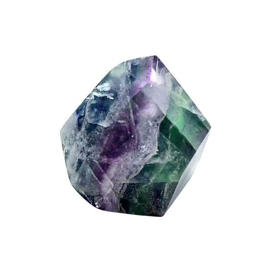 Stone -Fluorite -Rainbow -Tumbled -262g Chunk Aromes Evasions