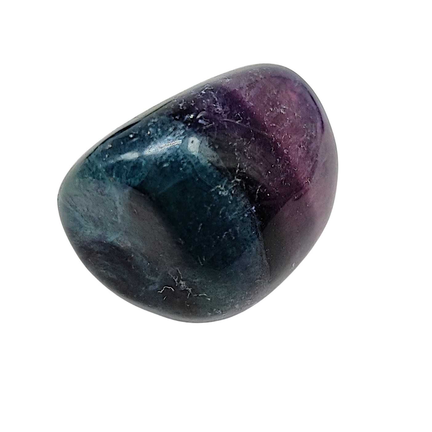 Stone -Rainbow Fluorite -Tumbled