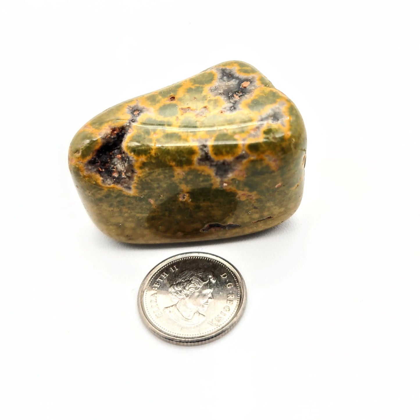 Stone -Jasper -Sea -Tumbled Large Aromes Evasions