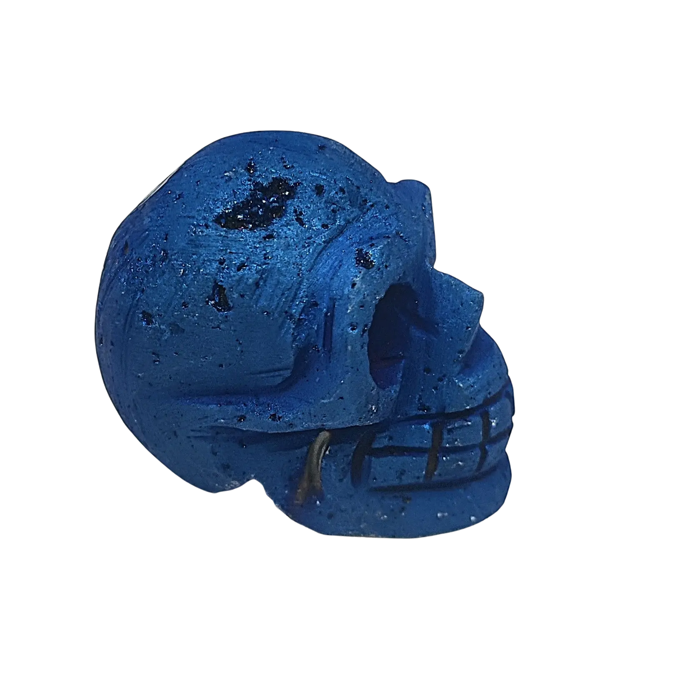 Stone -Skull -Quartz Electroplate Natural -Druzy -Geode -Tumbled -Aromes Evasions