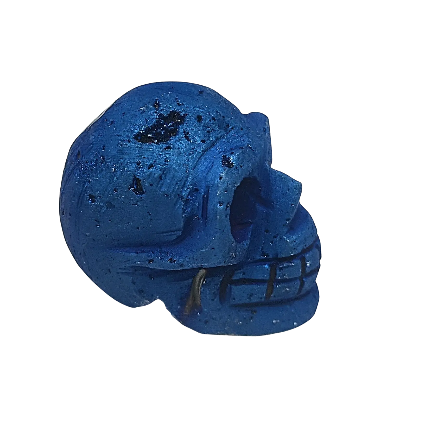 Stone -Skull -Quartz Electroplate Natural -Druzy -Geode -Tumbled -Aromes Evasions