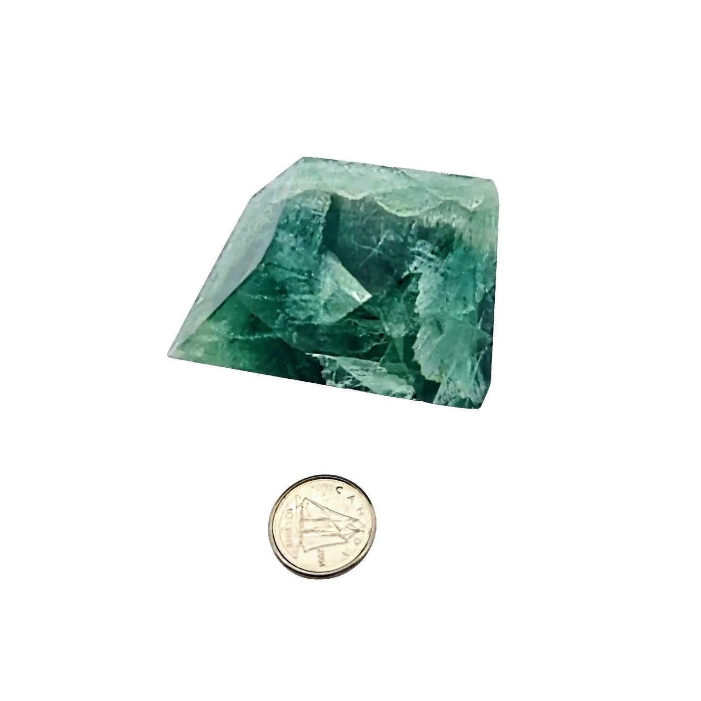 Stone -Specimen -Green Fluorite -Tumbled -Fluorite -Aromes Evasions