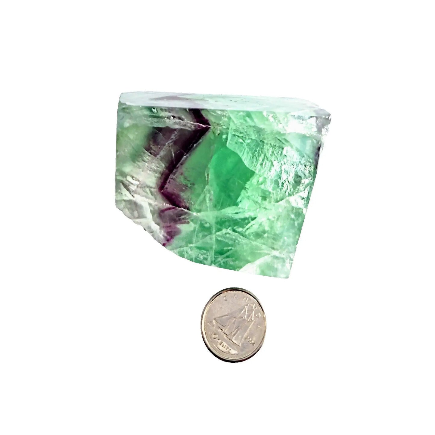 Stone -Specimen -Green Fluorite -Tumbled -Fluorite -Aromes Evasions