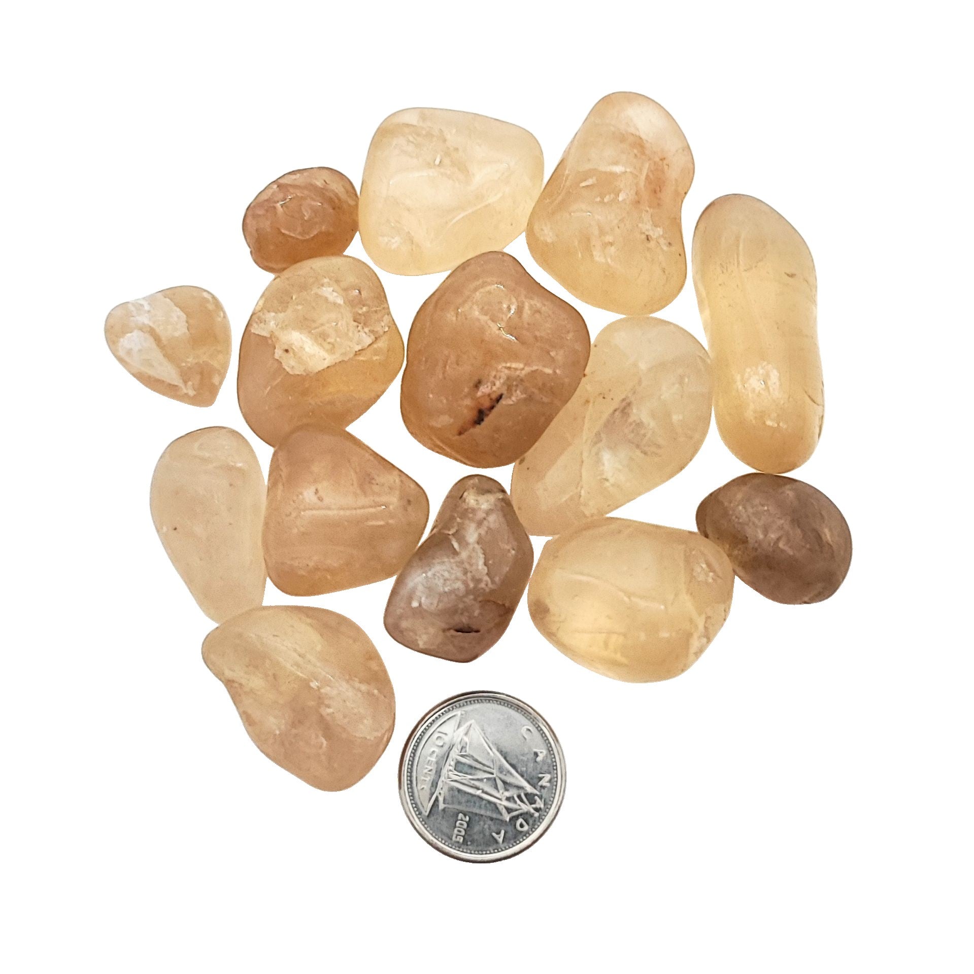 Stone -Topaz -Golden -Tumbled 100g