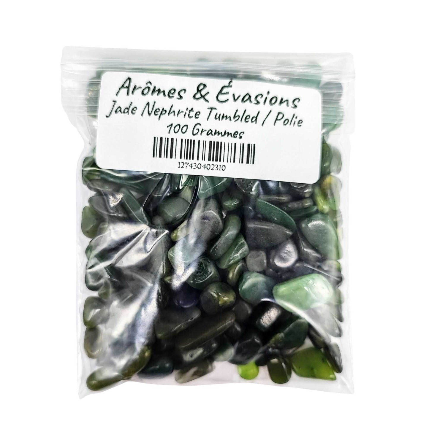 Stone -Tumbled Chips -Jade Nephrite 100 g