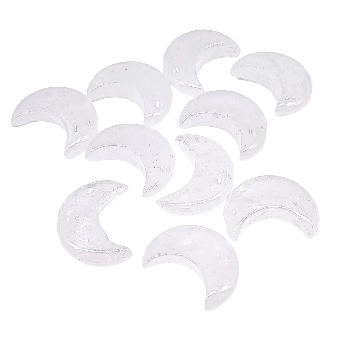 Stone -Natural Crystal Quartz -Sculpture -Moon