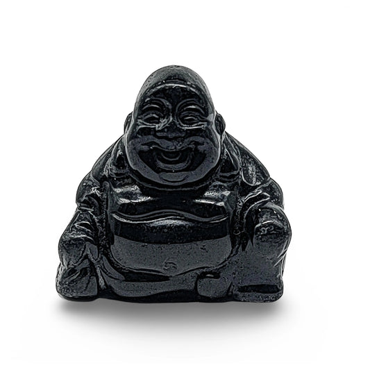 Stone -Natural Obsidian -Sculpture -Buddha