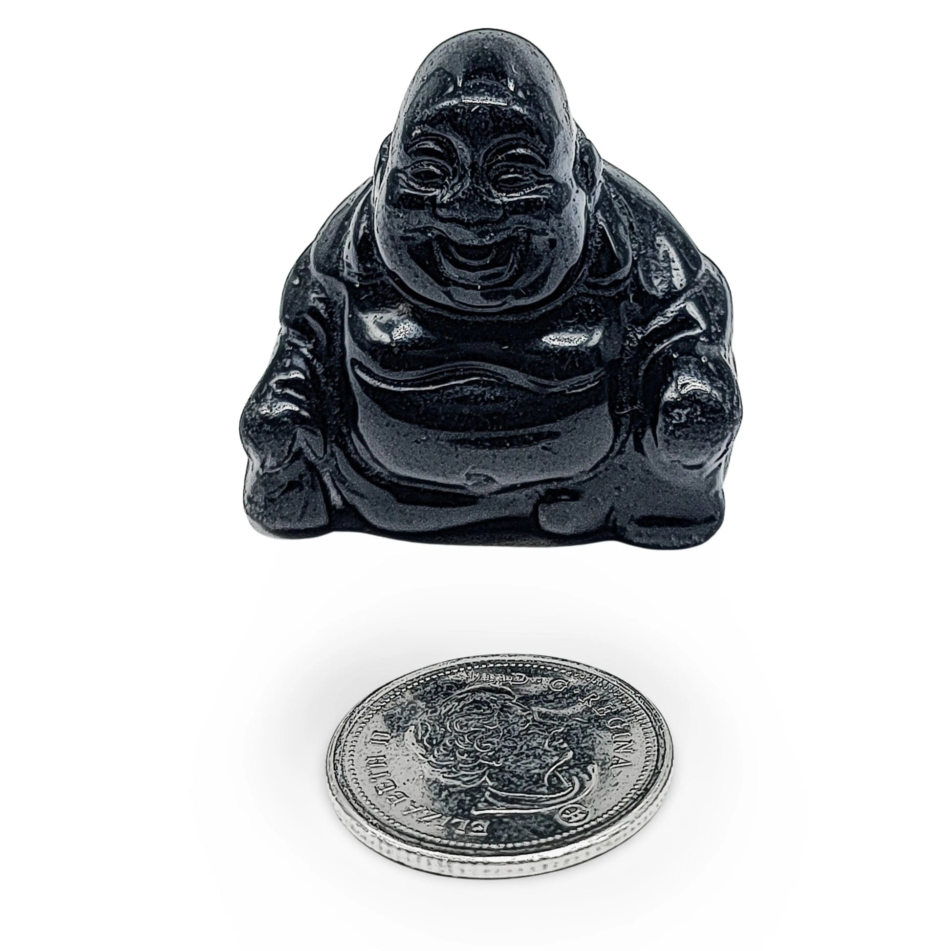 Stone -Natural Obsidian -Sculpture -Buddha