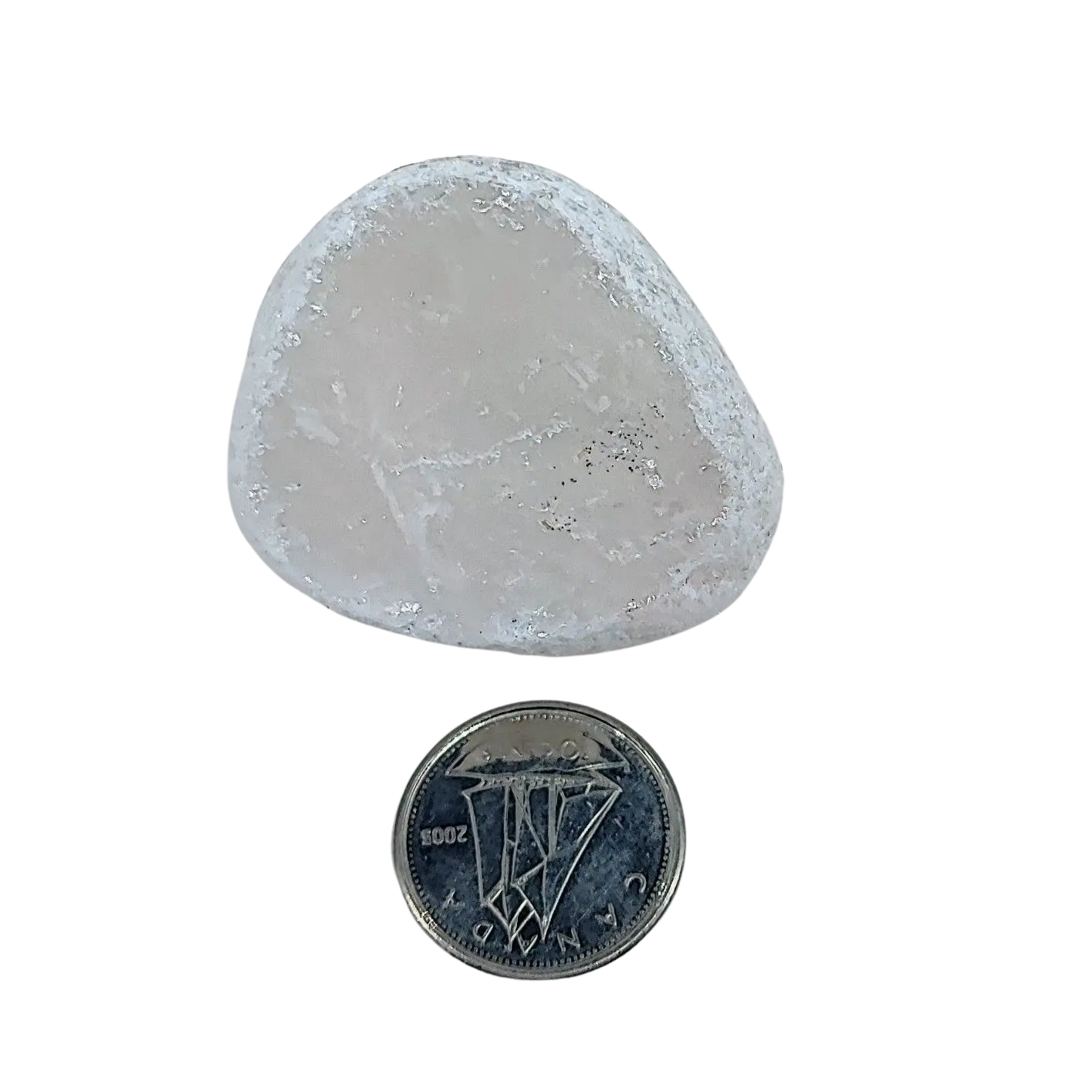 Stones - Brazilian Seer Stones - Tumbled - 25mm to 30mm Clear Quartz