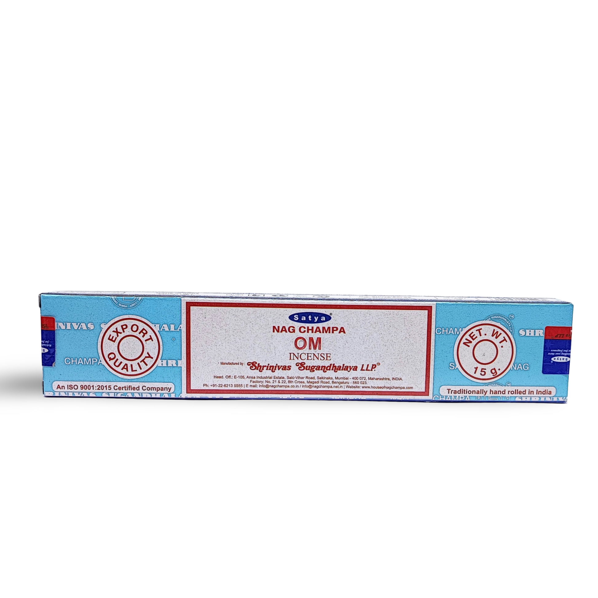 Incense Sticks -OM -Box of 15g - Arômes et Évasions