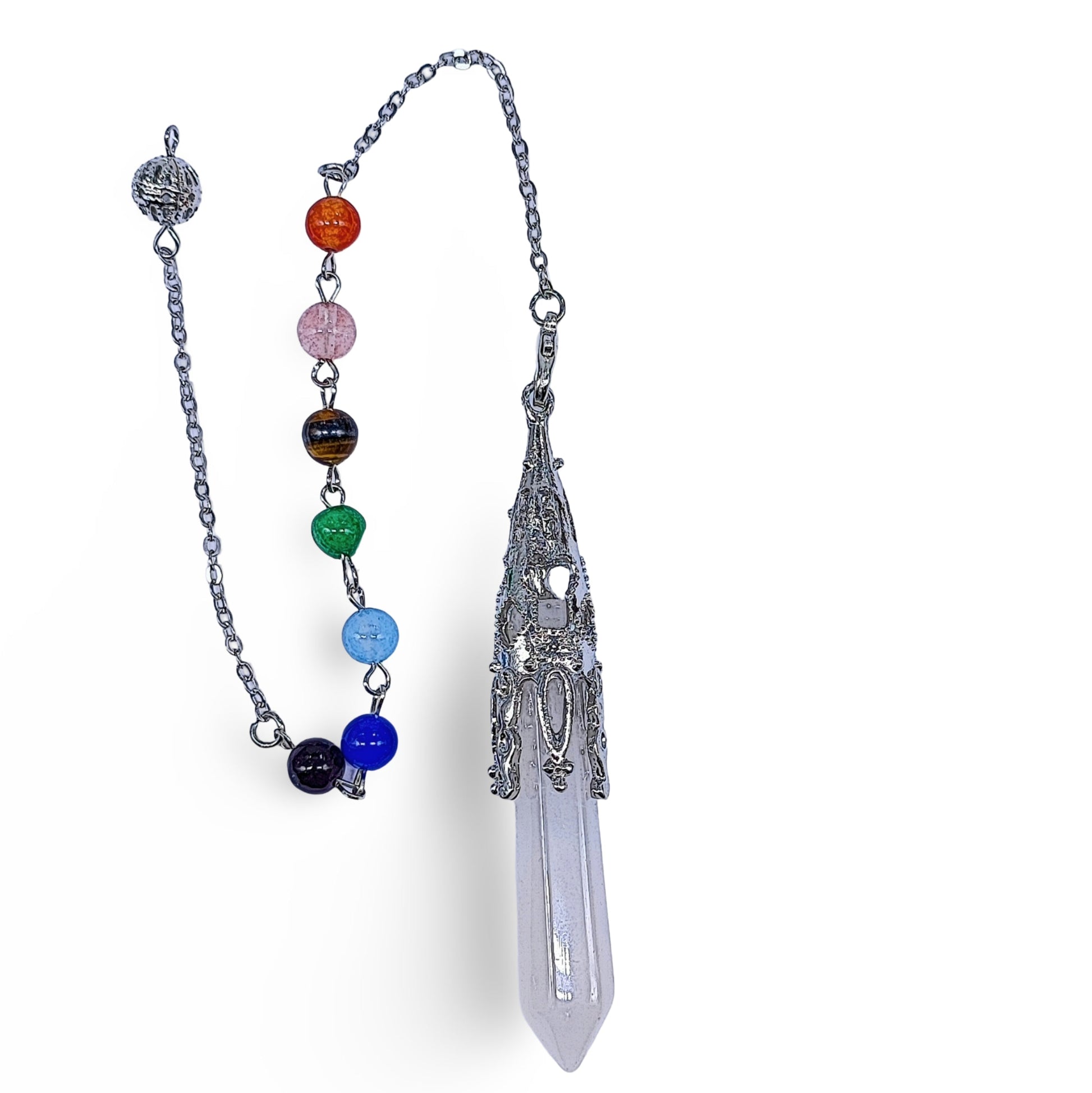 Pendulum Gift Set -Tree of Life Pendulum Board with Natural Rose Quartz Gemstone Pendulum - Arômes et Évasions