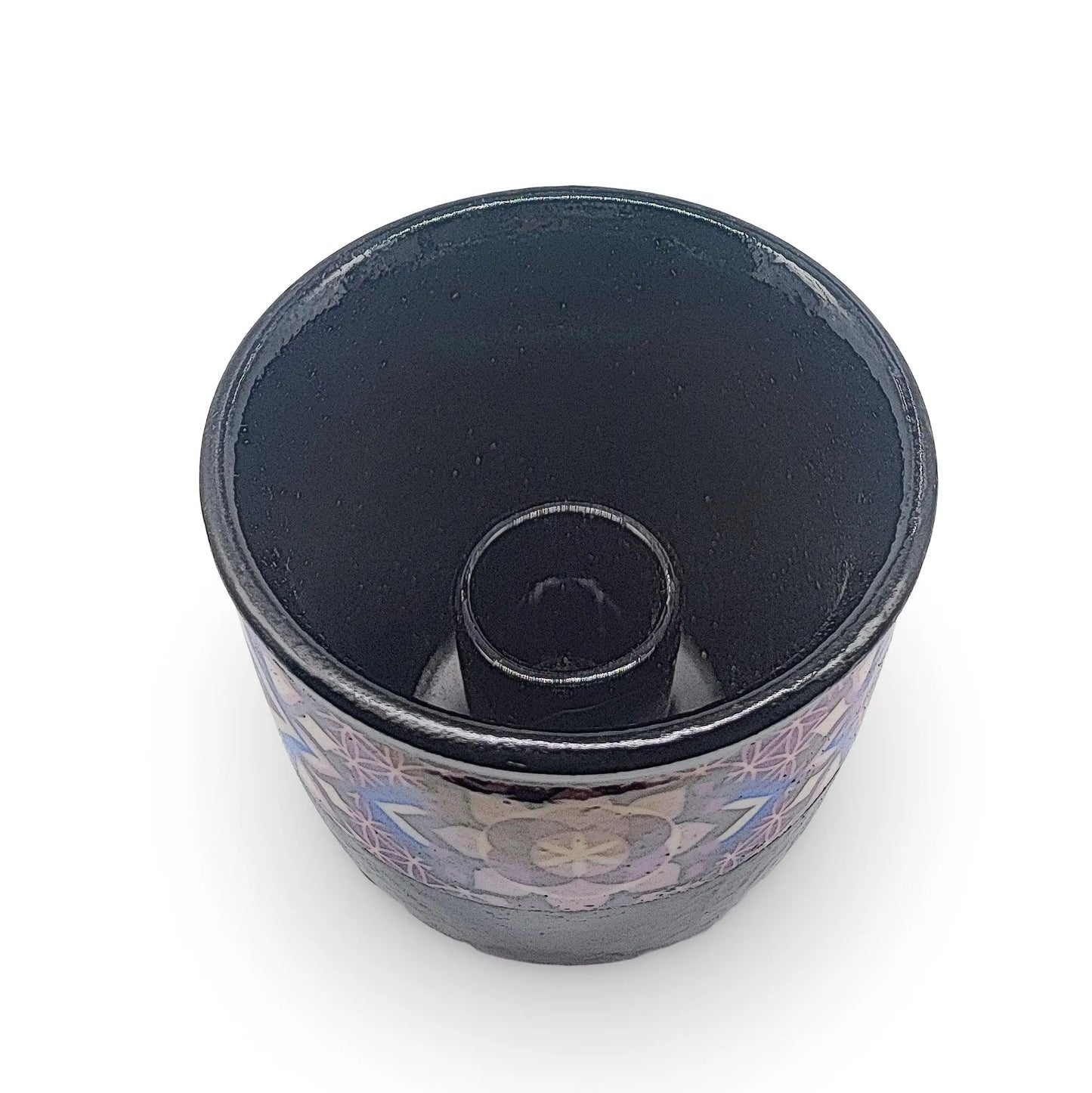 Smudging - Ceramic Flower of Life - Black - -Arômes & Évasions