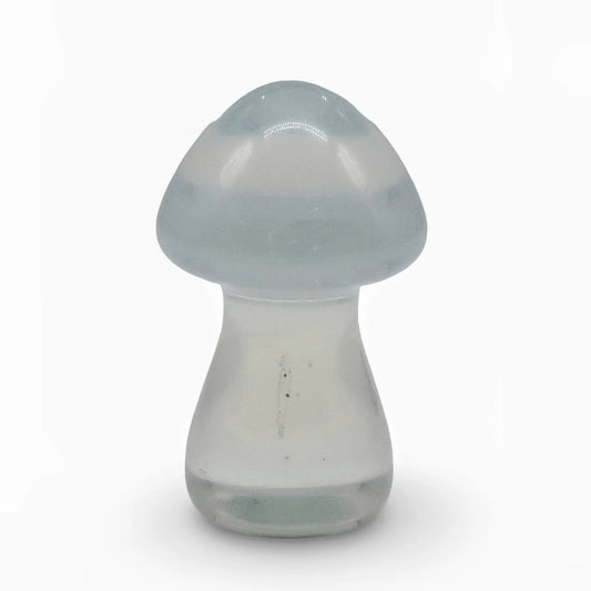 Stone - Opalite - Sculpture - Mushroom -Phosphosiderite -Arômes & Évasions