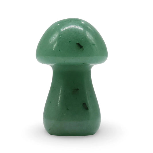 Stone - Green Aventurine - Sculpture - Mushroom -Blue Aventurine -Arômes & Évasions