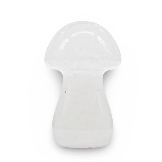 Stone - Crystal Quartz - Sculpture - Mushroom -Crystal Quartz -Arômes & Évasions