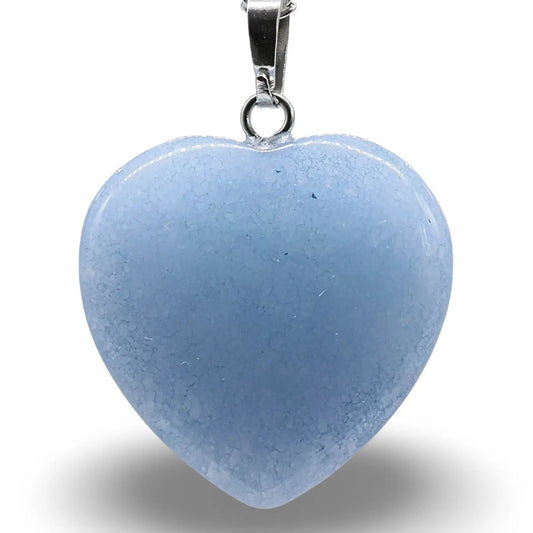 Necklace - Heart Shaped - Blue Aventurine -Blue Aventurine -Arômes & Évasions