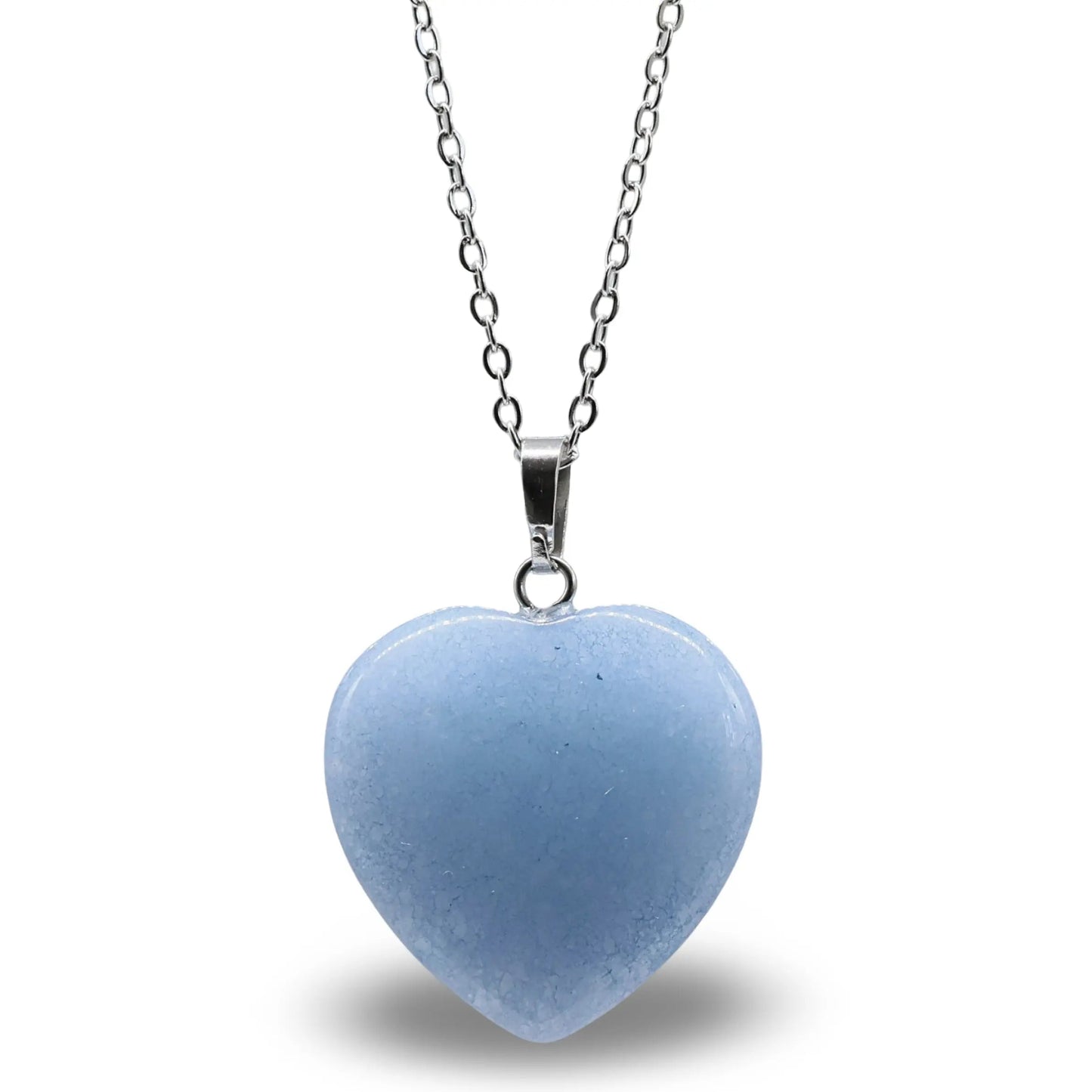 Necklace - Heart Shaped - Blue Aventurine -Blue Aventurine -Arômes & Évasions