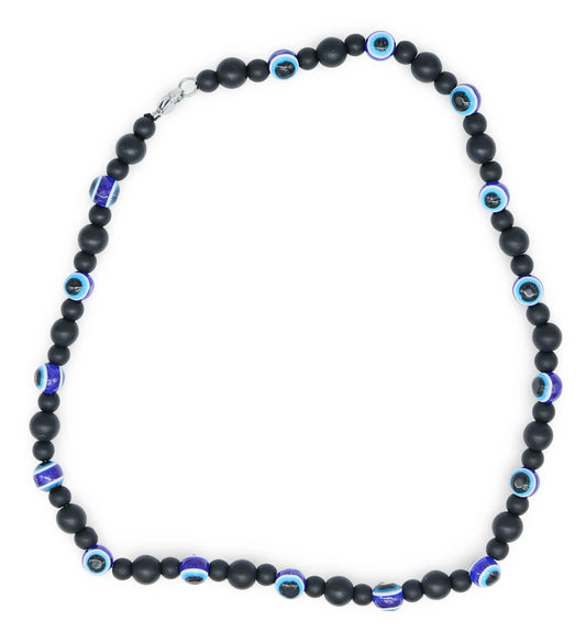 Necklace - Evil Eye Beads - 6-8mm - -Arômes & Évasions