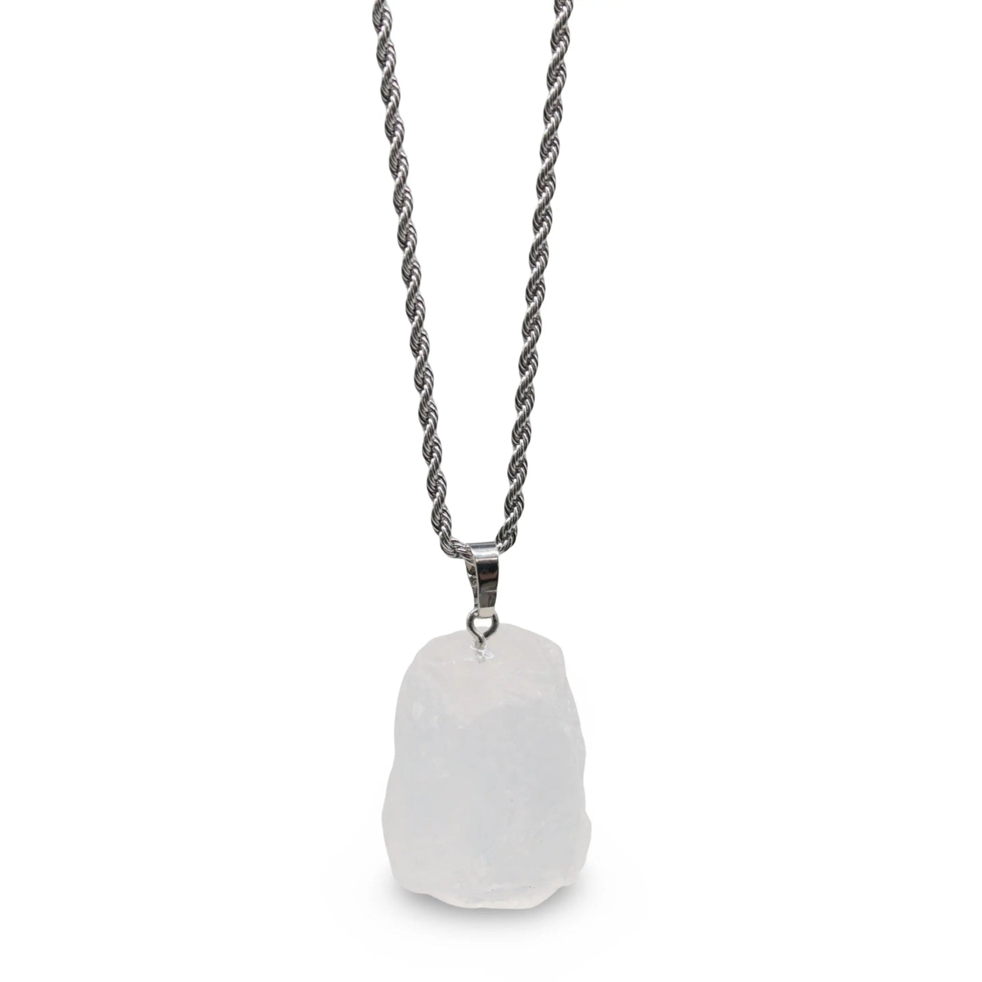 Necklace - Natural Cristal Quartz - -Arômes & Évasions