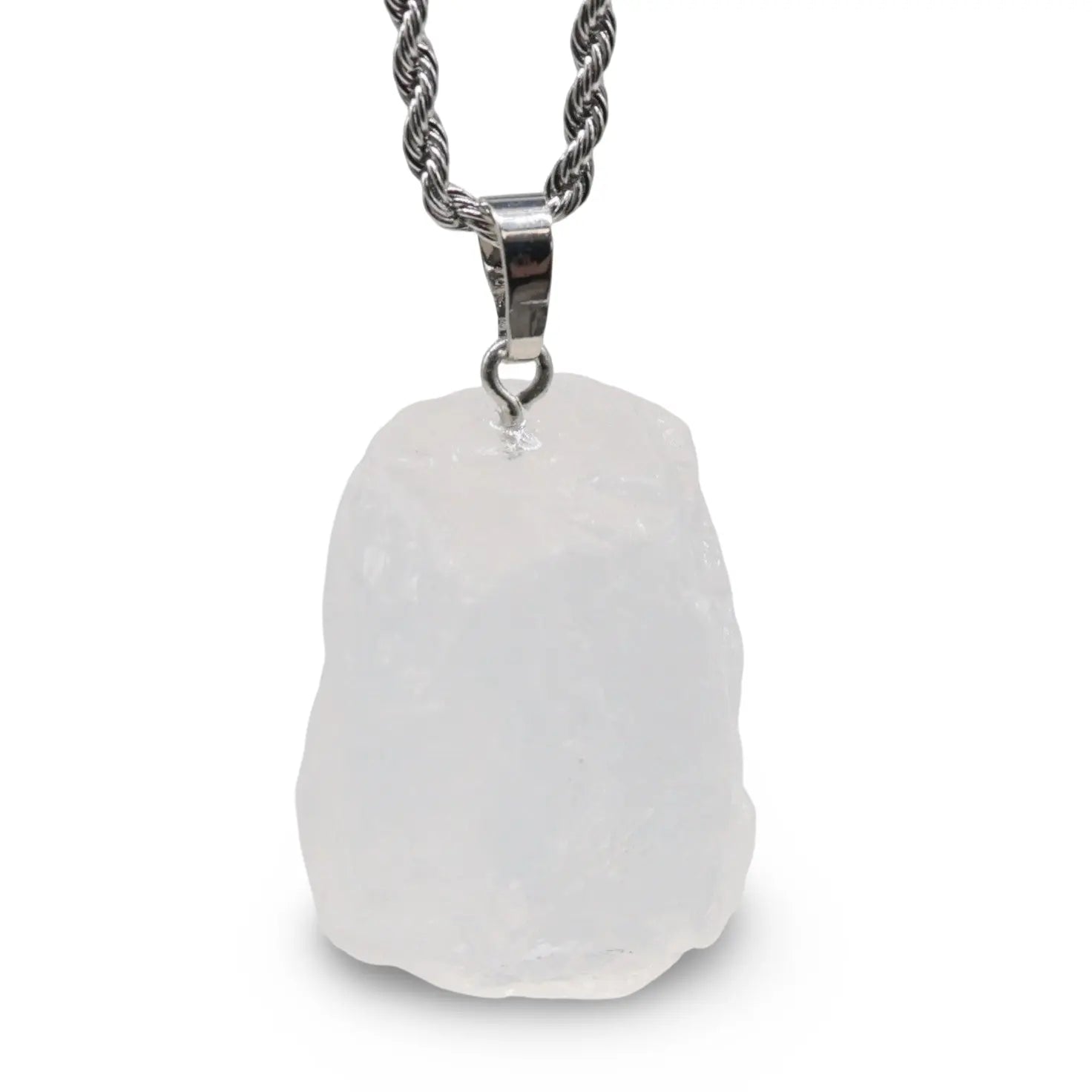 Necklace - Natural Cristal Quartz - -Arômes & Évasions