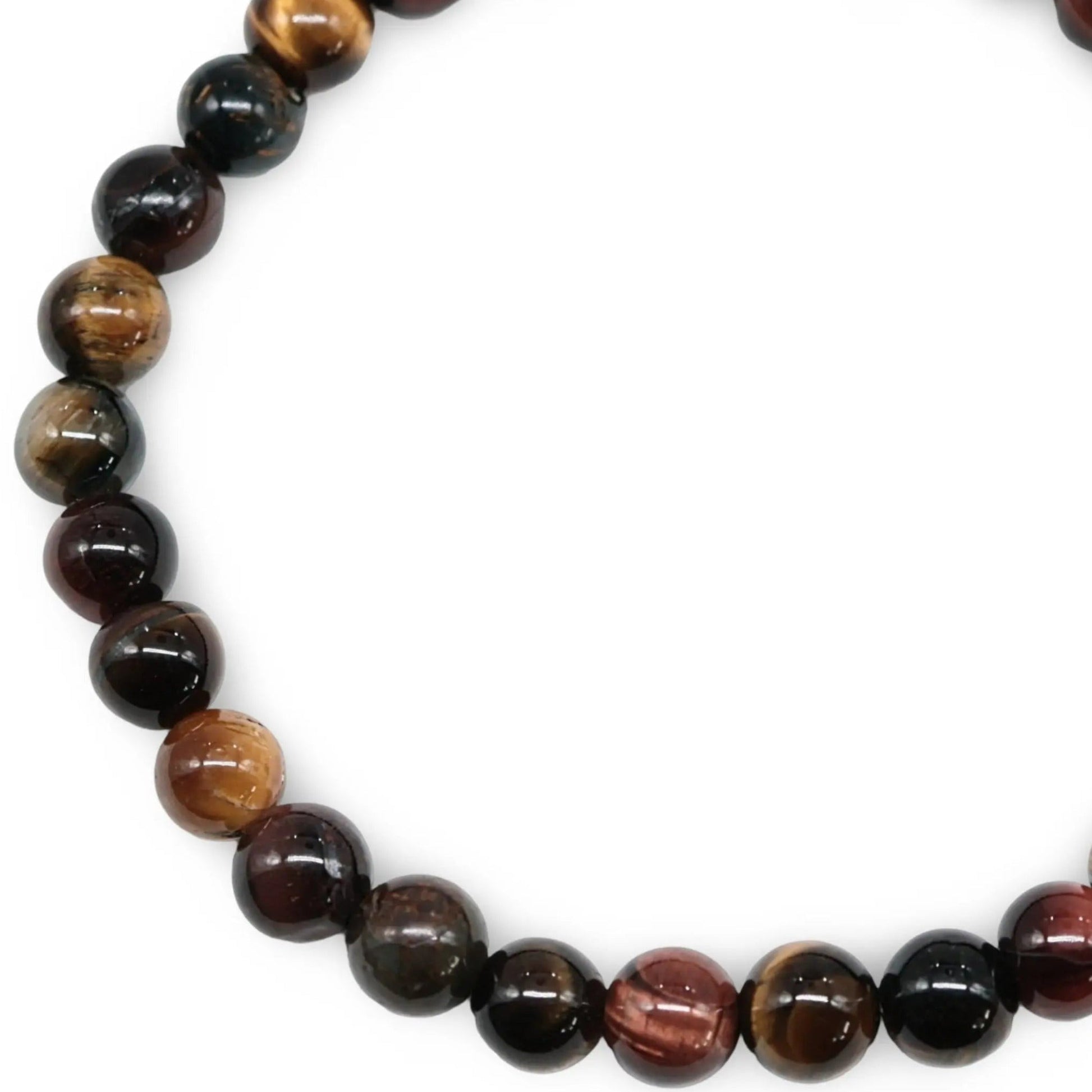 Bracelet - Tiger Eye - 6mm -Tiger Eye -Arômes & Évasions