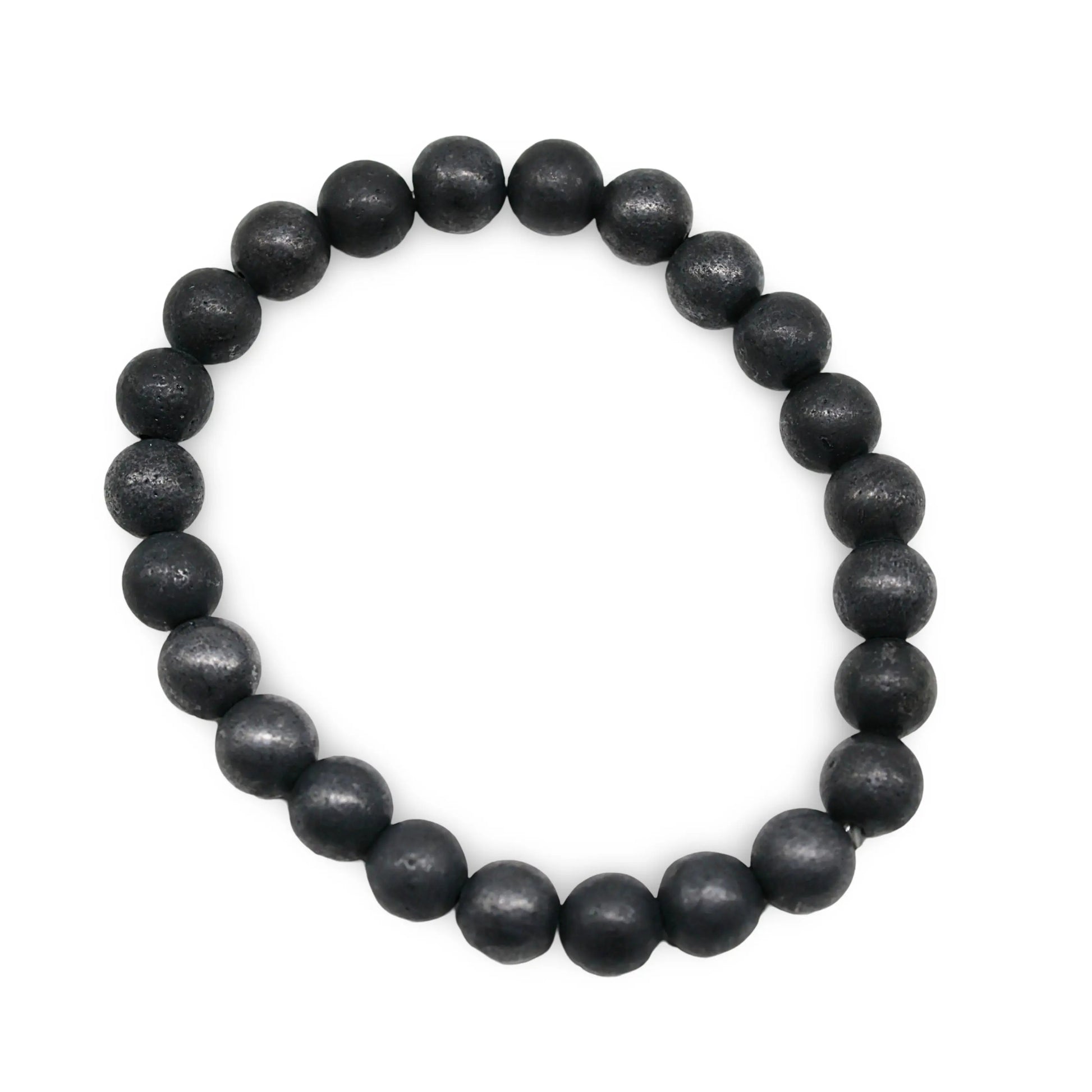 Bracelet - Matte Shungite - 8mm -8mm -Arômes & Évasions