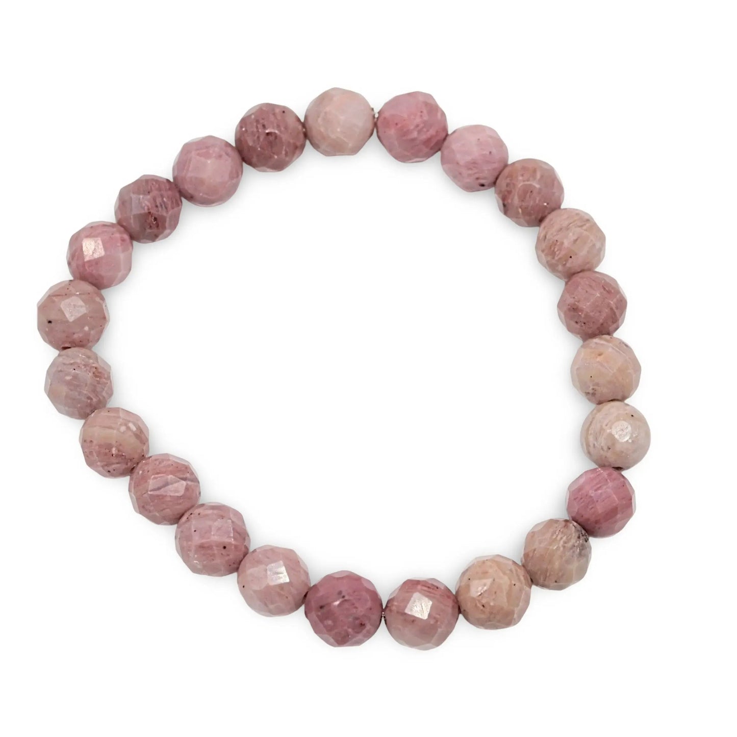 Bracelet - Facetted Rhodochrosite - 8mm -8mm -Arômes & Évasions