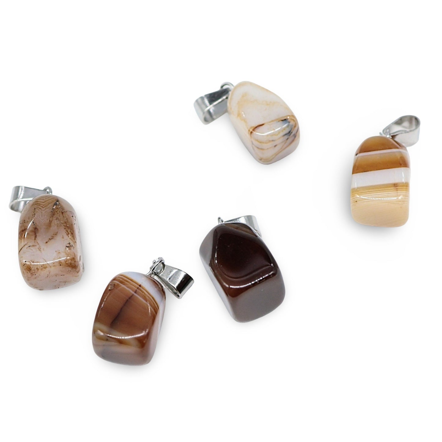 Collier - Agate à bandes naturelles