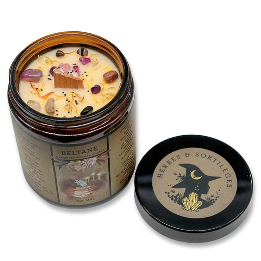 Scented Soy Candle - Herbes & Sortileges - Beltane - 8oz