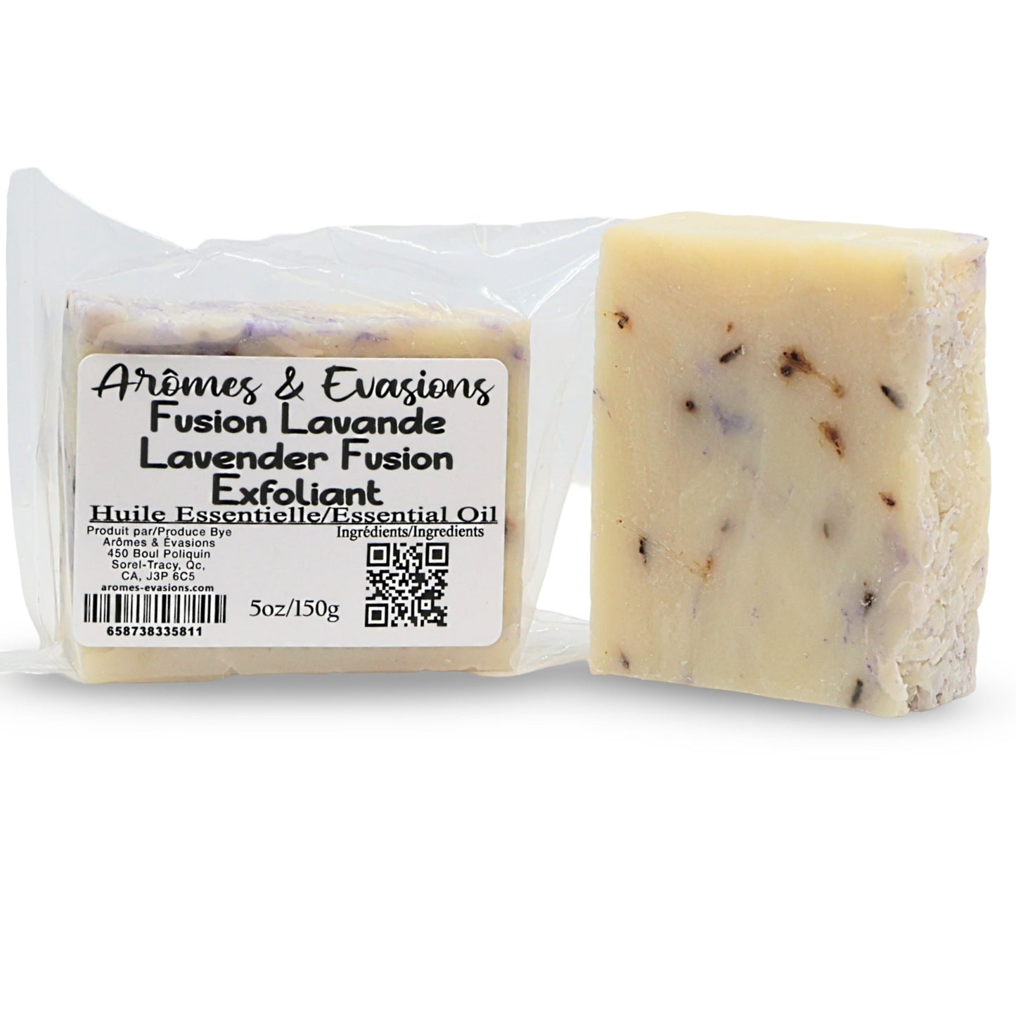 Barre de savon - Procédé à froid - Lavande Fusion - 5oz