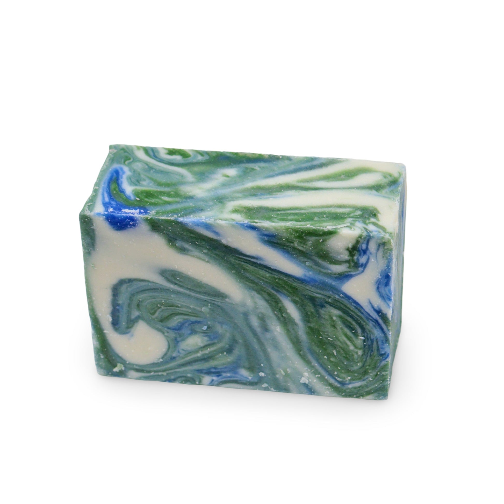 Soap Bar - Cold Process - Double Mint Swirl - 5oz