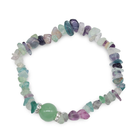 Bracelet - Fluorite - Chips & Bead