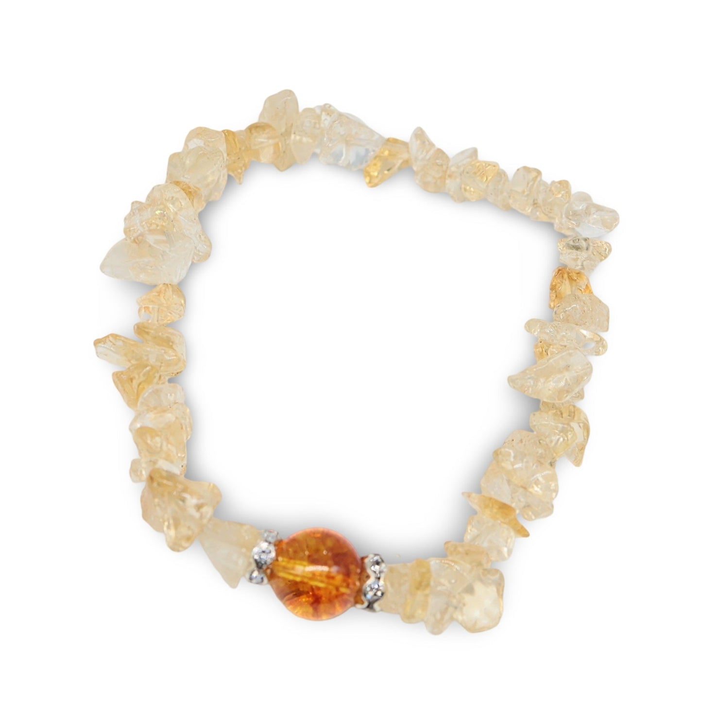 Bracelet - Citrine - Chips & Bead