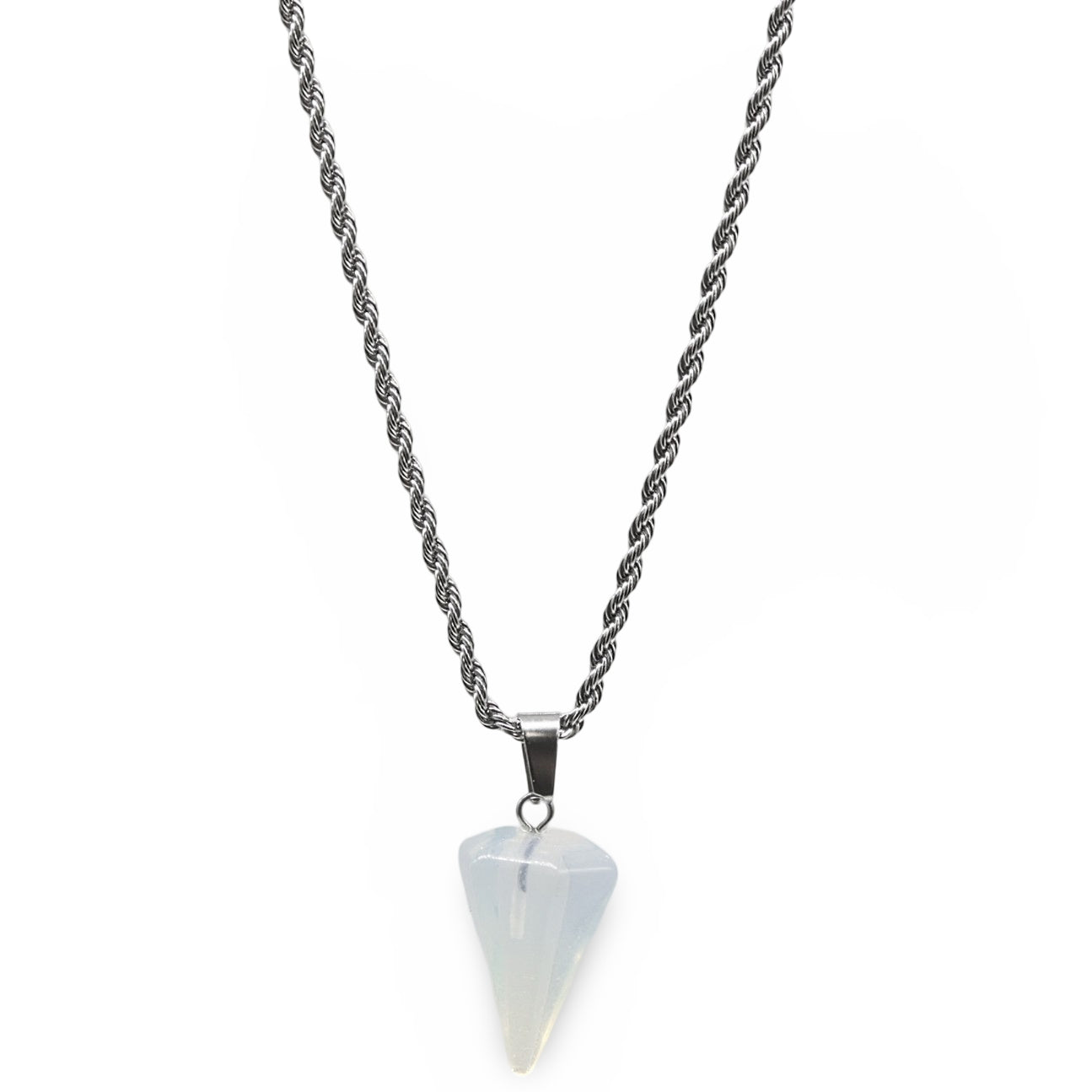 Necklace - Mini Cone - Opalite