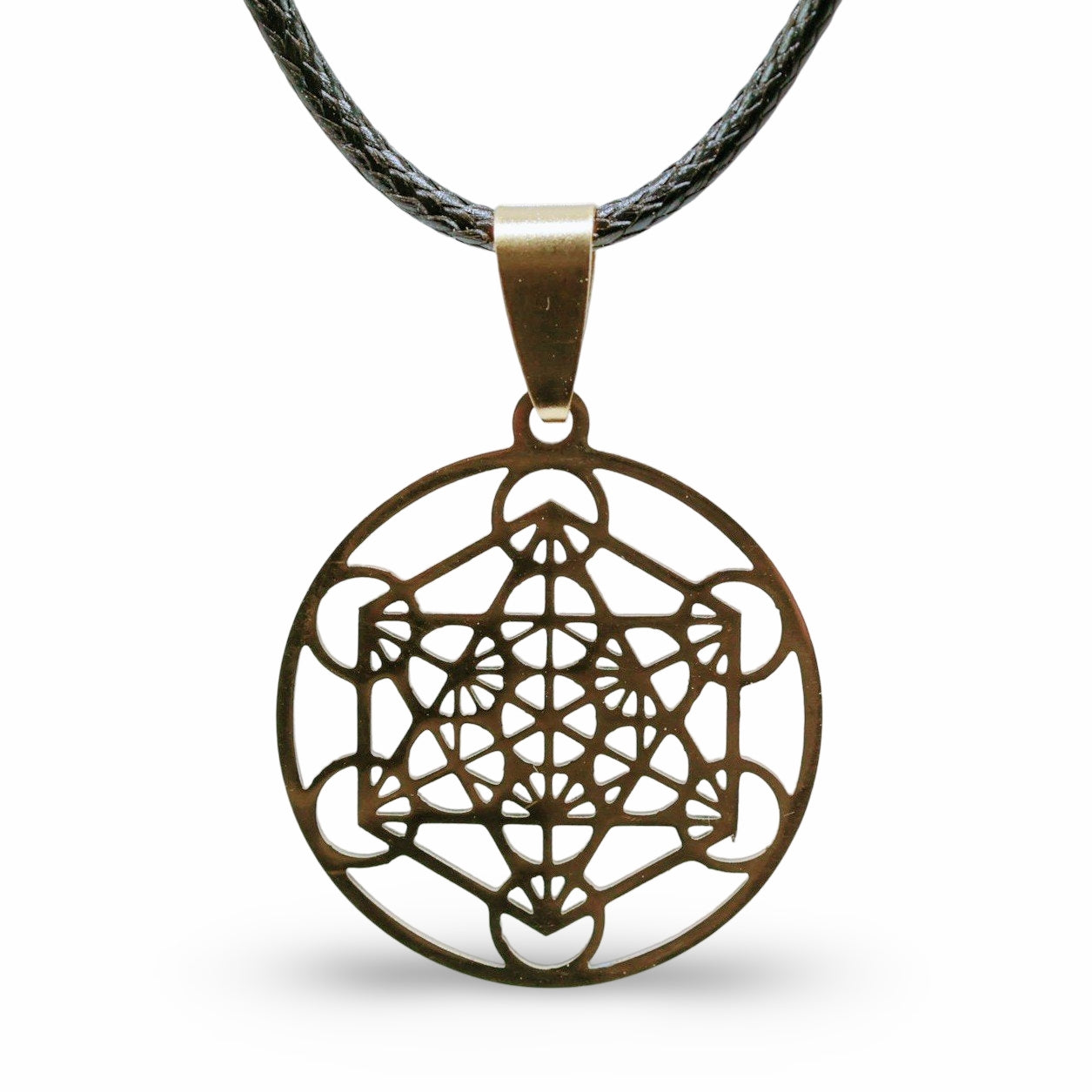 Necklace - Stainless Steel - Metatron - Arômes et Évasions