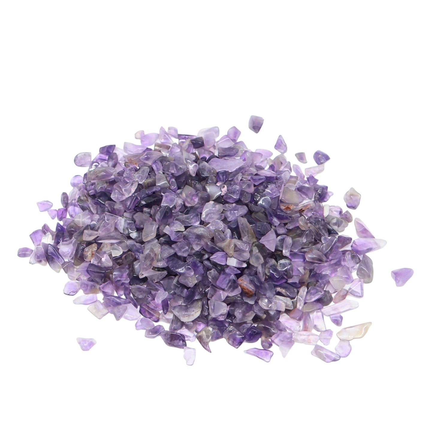 Stone - Tumbled Chips - Amethyst - 7 to 10mm