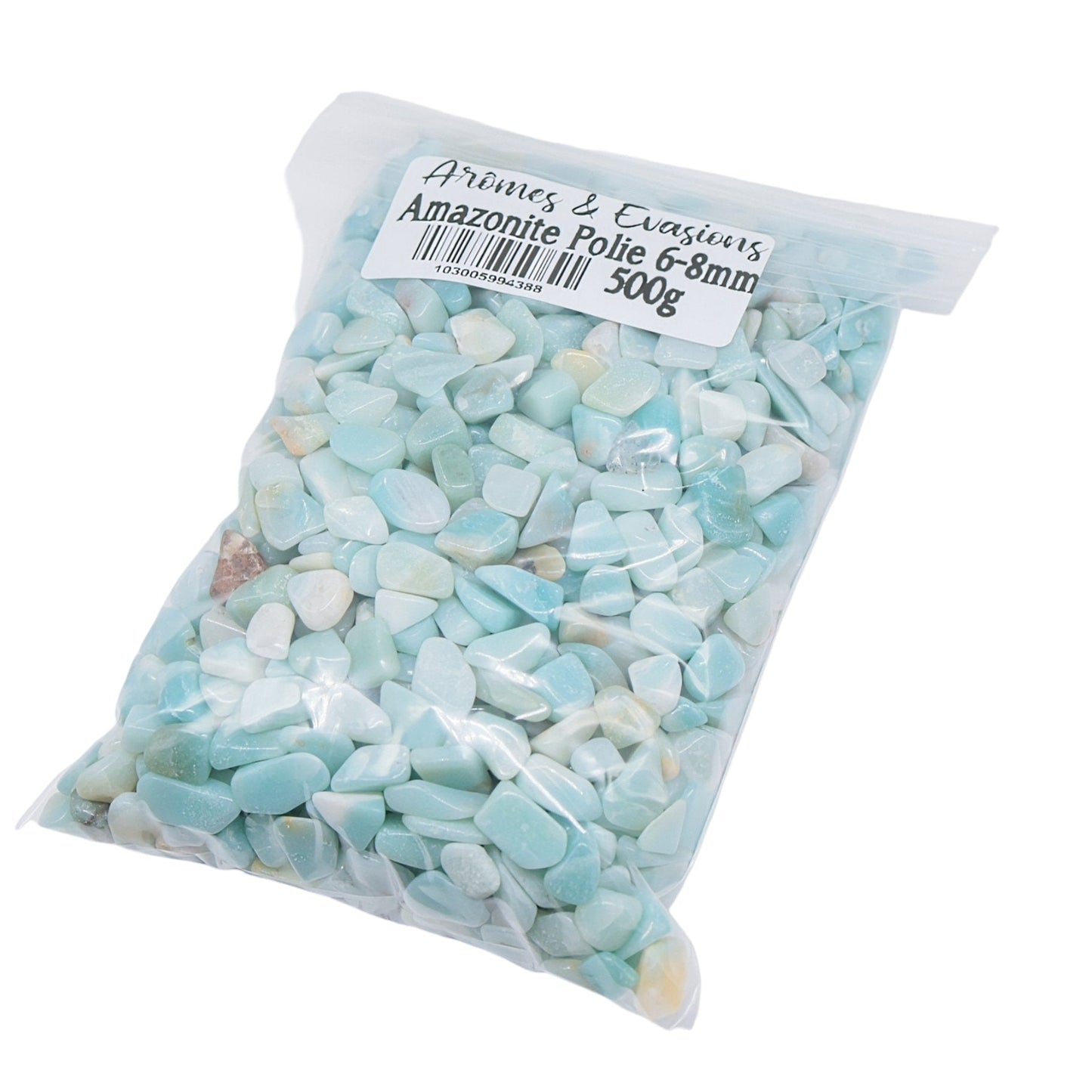 Stone - Tumbled Chips - Amazonite - 6 to 8mm 500 g