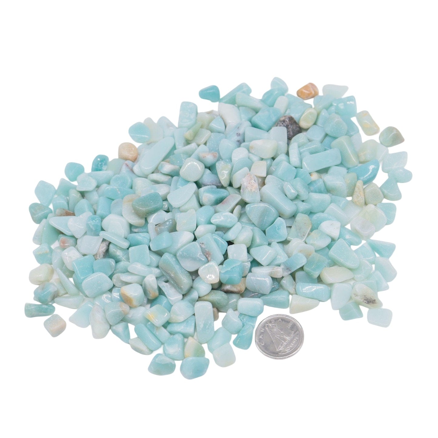 Stone - Tumbled Chips - Amazonite - 6 to 8mm