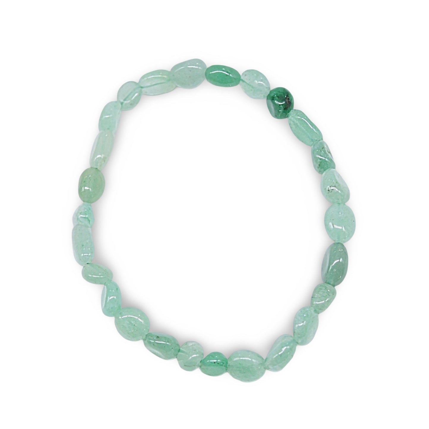 Bracelet - Aventurine Verte -Petite Pierre de Forme Naturelle