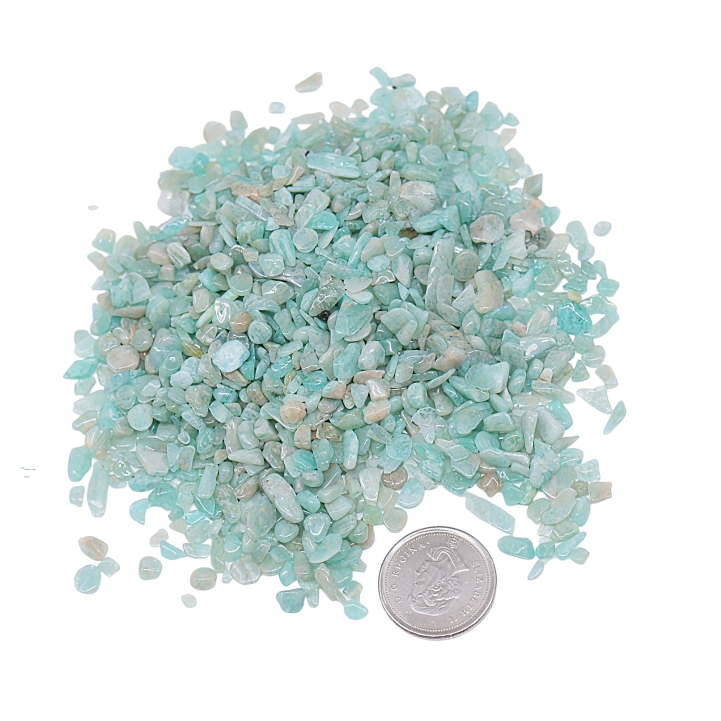 Stone - Rough Chips - Amazonite - 3mm