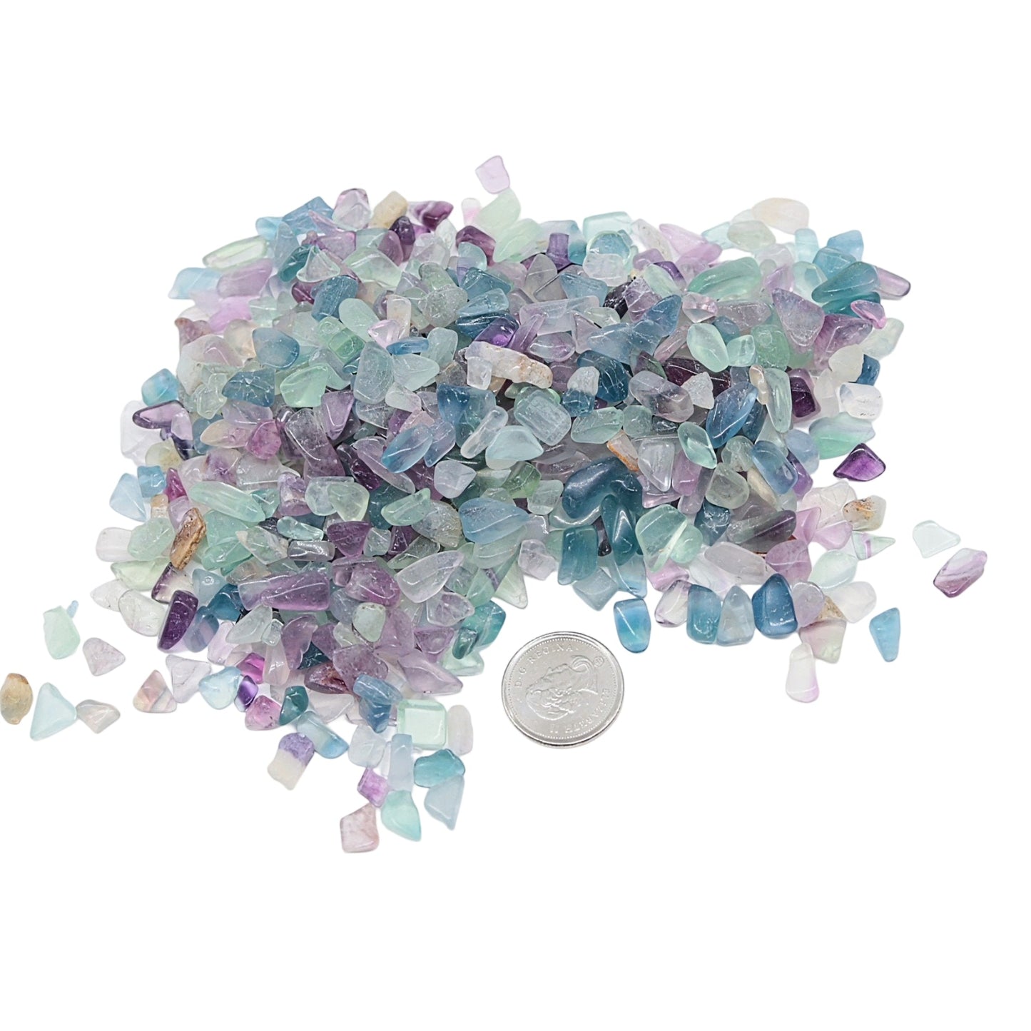 Stone - Tumbled Chips - Fluorite - 5-10mm