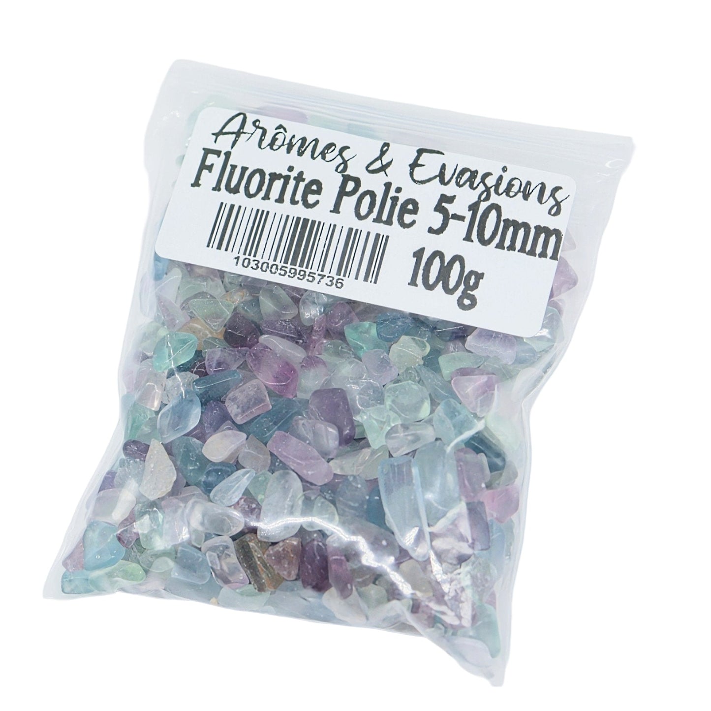 Stone - Tumbled Chips - Fluorite - 5-10mm 100 g