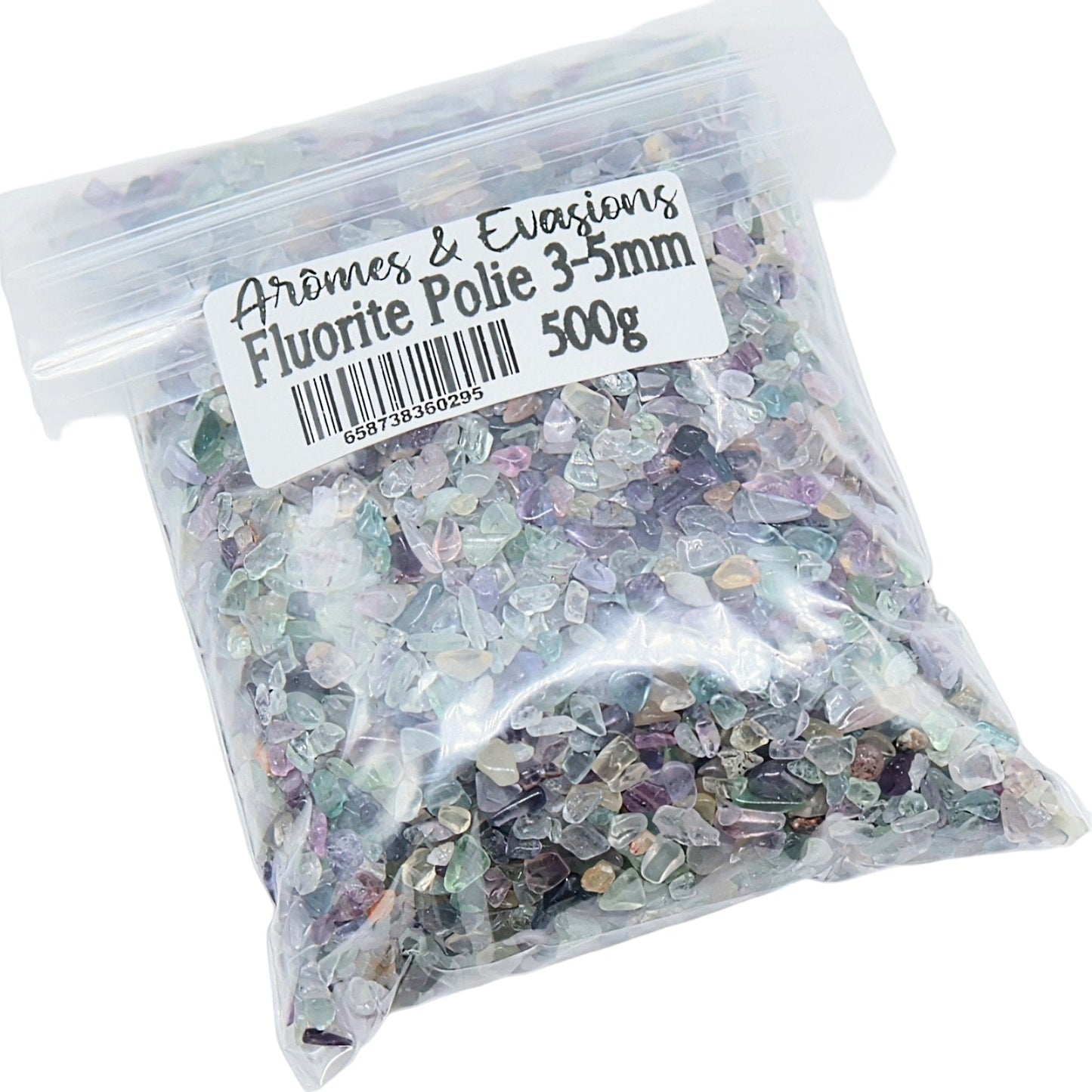 Stone - Tumbled Chips - Fluorite - 3 to 5mm 500 g