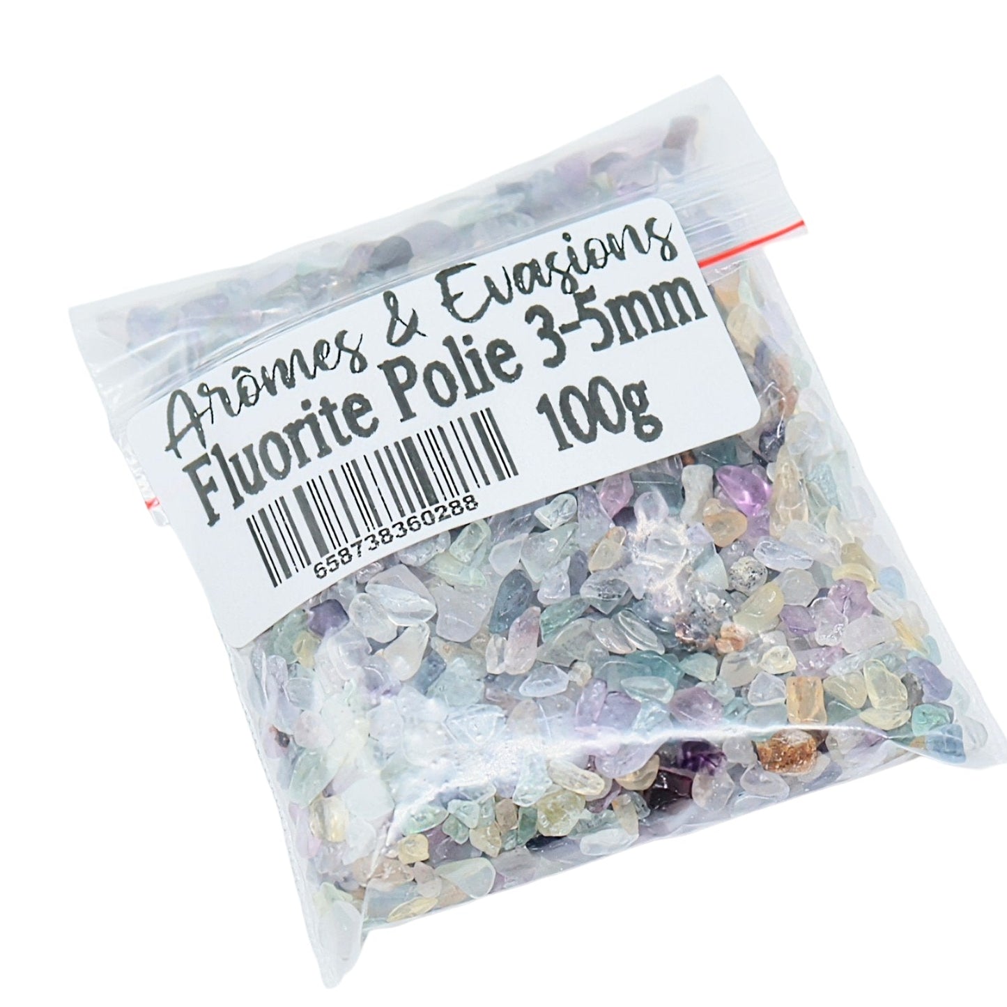 Stone - Tumbled Chips - Fluorite - 3 to 5mm 100 g