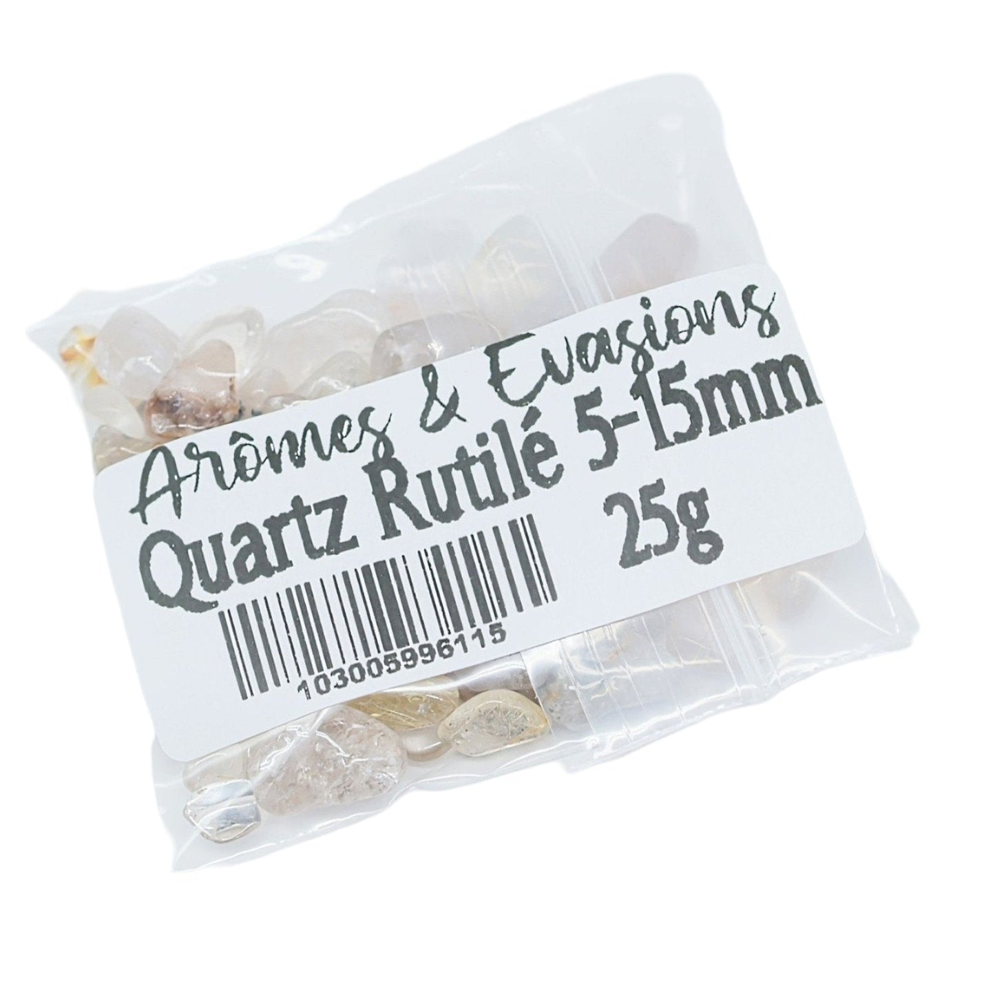 Stone - Tumbled Chips - Rutiled Quartz