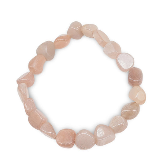 Bracelet -Pierre de Lune -Petite Pierre de Forme Naturelle