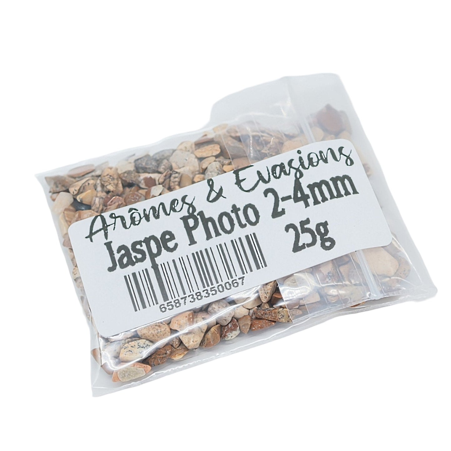 Stone - Rough Chips - Picture Jasper - 2 to 4mm