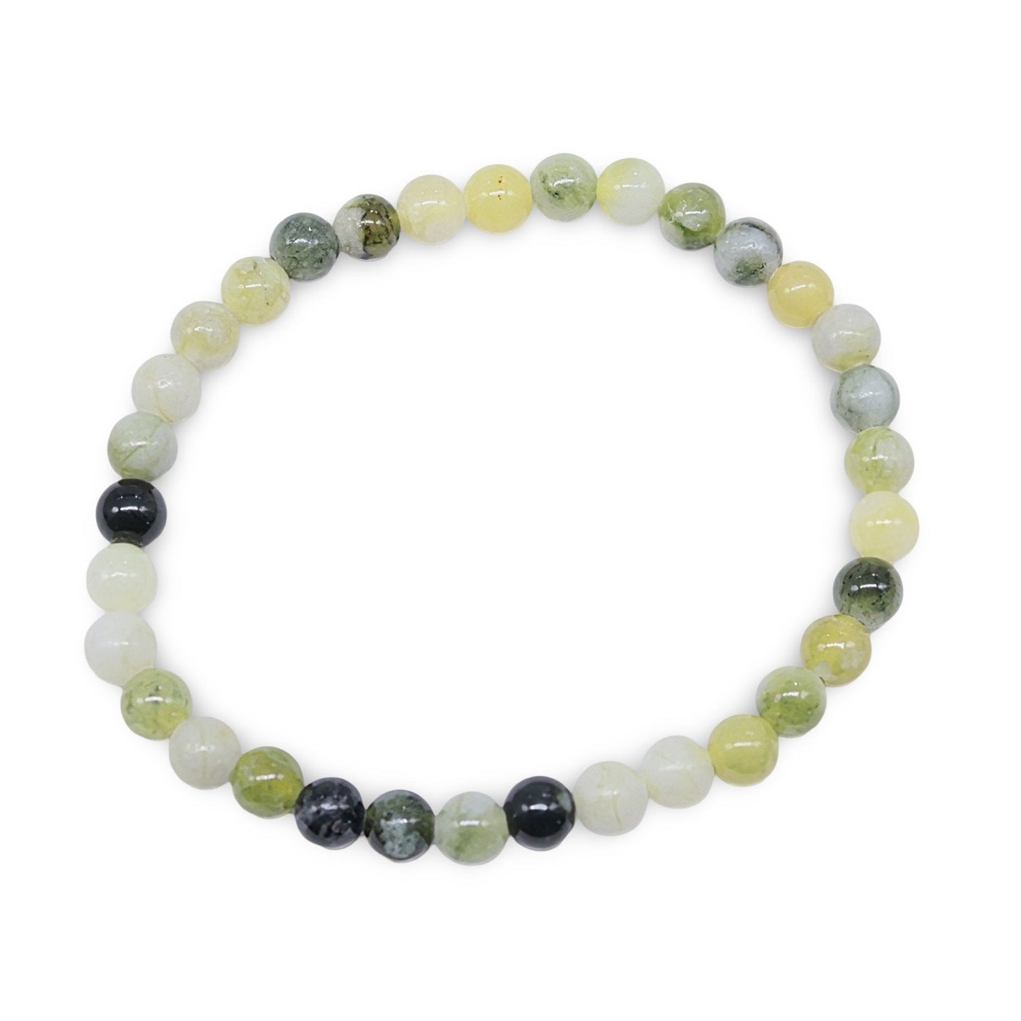 Bracelet - Jade Qinghua Naturel - 6mm