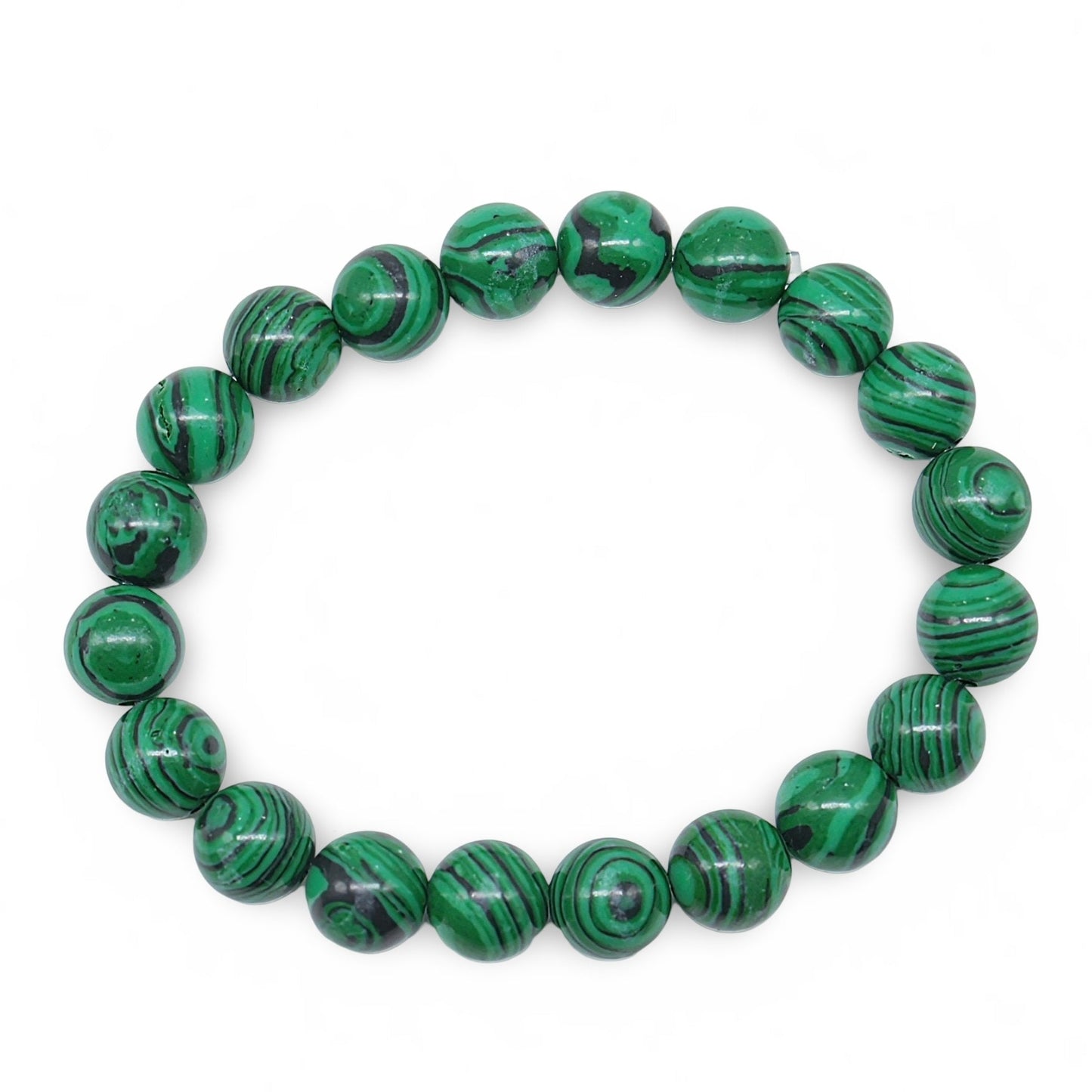 Bracelet - Malachite - 10mm - Arômes et Évasions