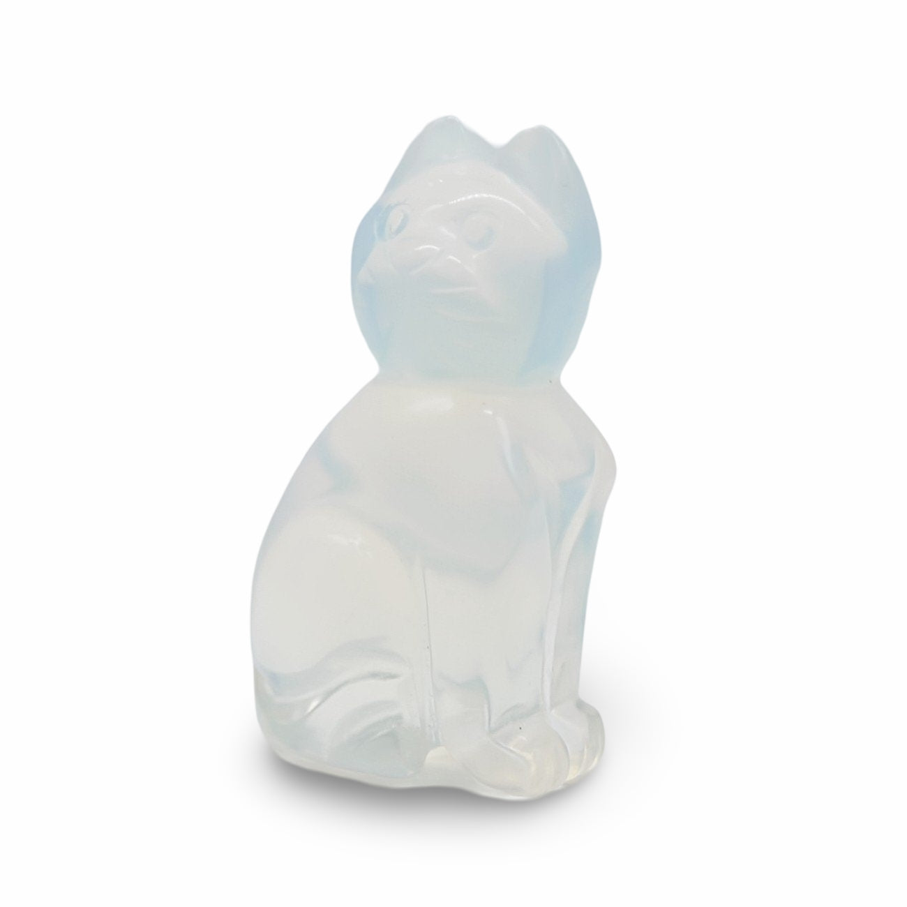 Pierre - Opalite Naturelle - Sculpture de Chat - 2"